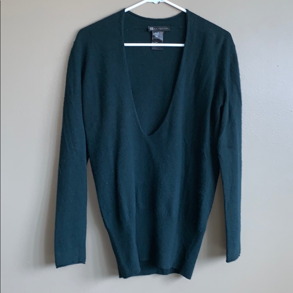 D Exterior Cashmere Sweater